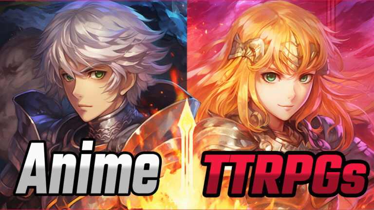 The Best Anime Tabletop Roleplaying Games to Play in 2024