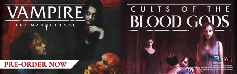 Cults of the Blood Gods Sourcebook for Vampire: The Masquerade Available to Pre-order