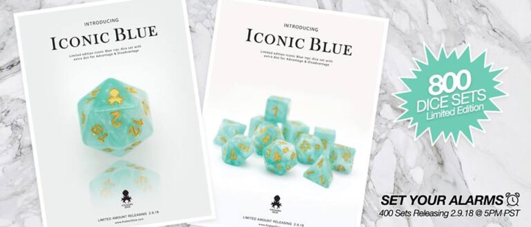 TGN Review: Kraken Dice Iconic Blue Set