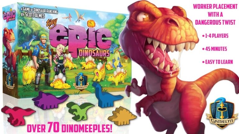 Gamelyn Games Running Tiny Epic Dinosaurs Kickstarter