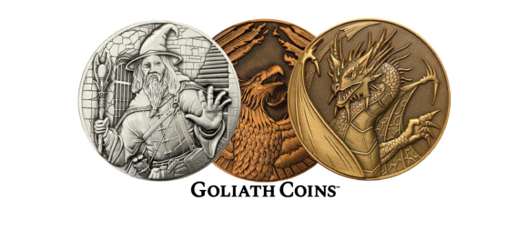 Goliath Coins and Paizo Inc. Release New Collector’s Coin Series Featuring Pathfinder Characters